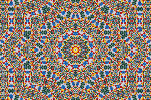 Abstract kaleidoscope background