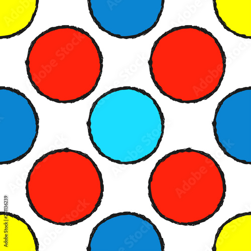 Grunge round abstract backg...