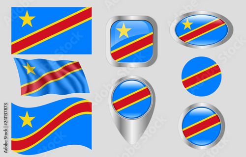 Free Download Flag of Democratic Republic of the Congo - GFXLoad