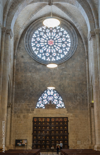 Details of the Cathedral of Tarragona  Catalonia  Spain