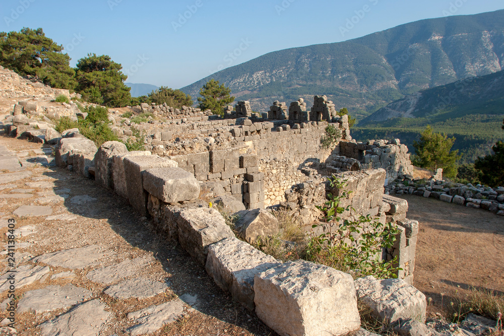 Ancient ruins of Arykanda, West Antalya, Turkey