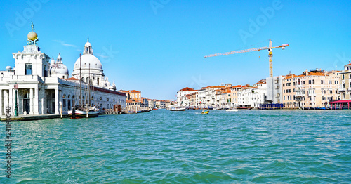 Vista de Venecia desde el mar, Italia, Europa © sanguer