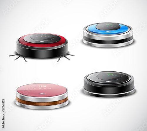 Robotic Vacuum Cleaners Set