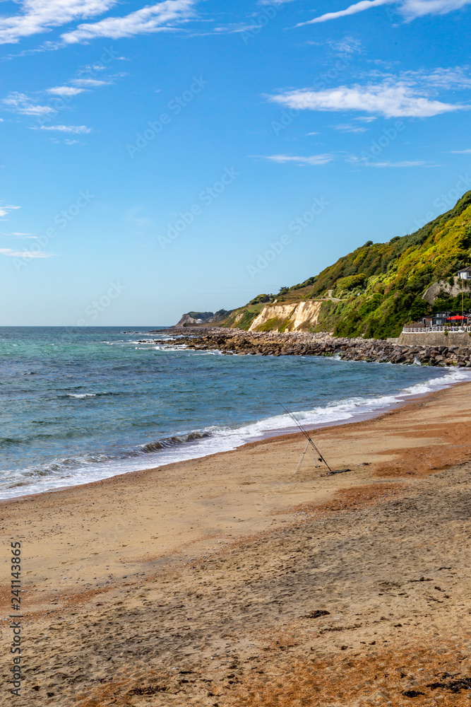 The beach at Ventnor, on the Isle of Wight