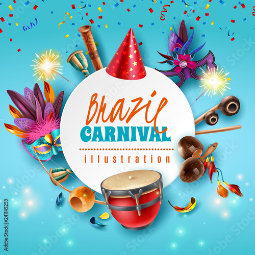 Brazil Carnaval Frame 