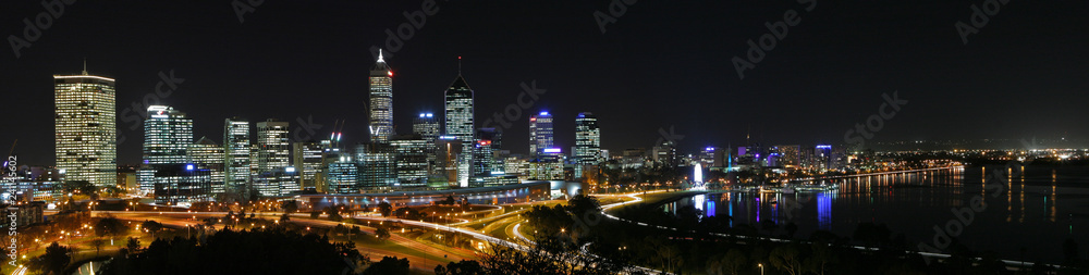 Night Skyline of Perth, Western Australia