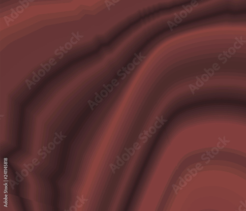 Wallpaper Mural Red brown iridescent wavy gradient flowing curved fabric striped background. Torontodigital.ca