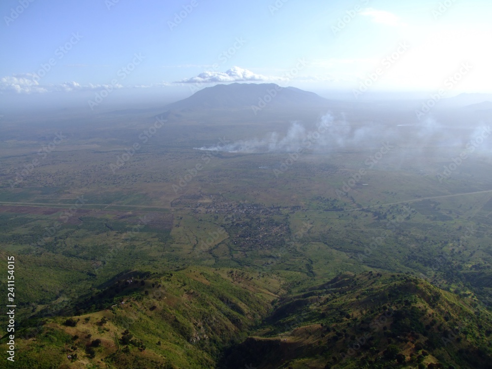 Fototapeta premium Aussicht vom Irente View Point, Usambara Mountains