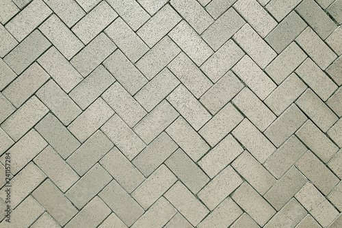 Vászonkép Grey stone pavement background texture