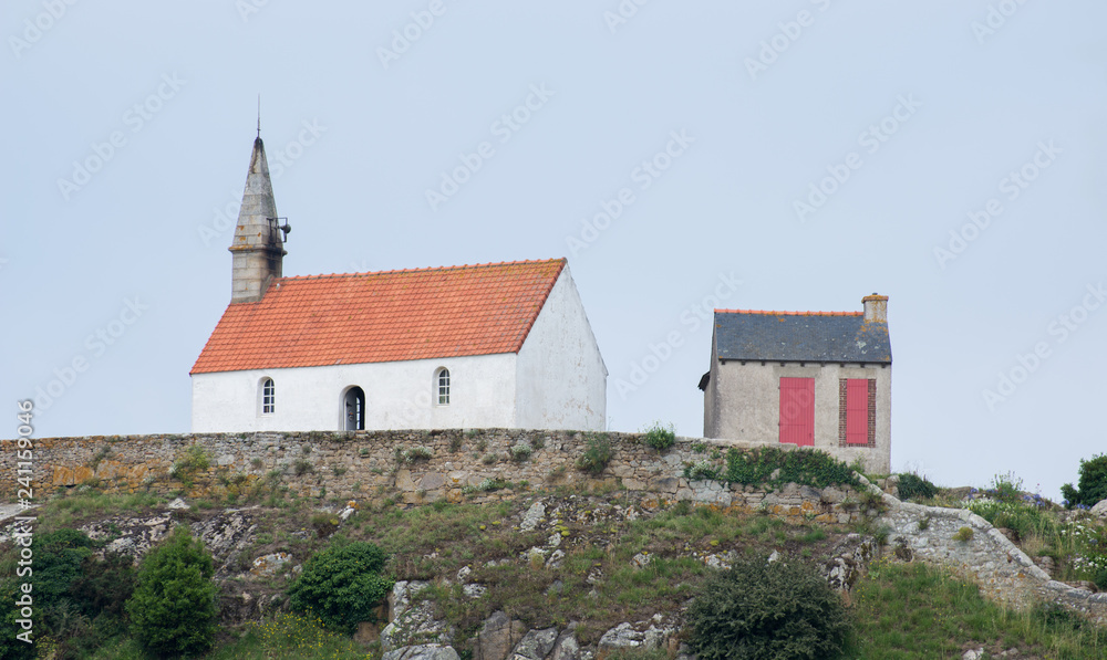 Eglise Notre Dame de Bréhat Côtes d'Armor Bretagne France
