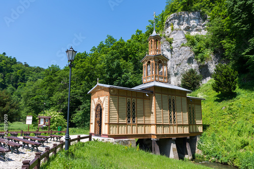 church made of wood in Poland, Ojcow photo
