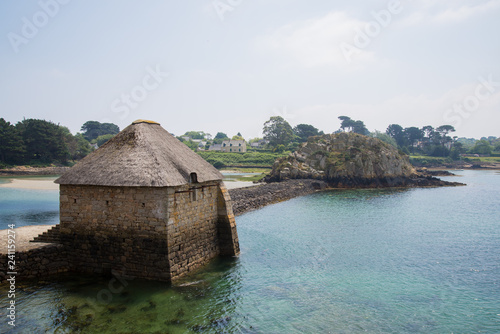 Moulin à marée du Birlot île de Bréhat Côtes d'Armor Bretagne France photo