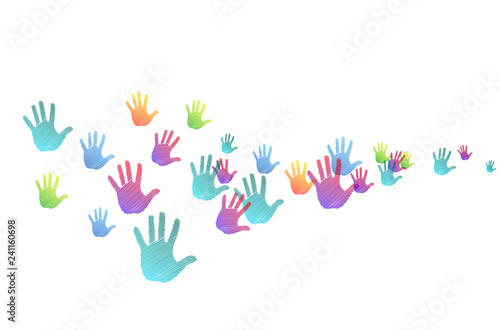 mani, comunità colori