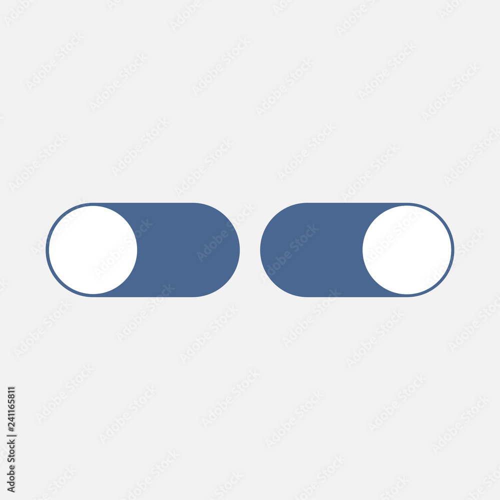 Switch icon, simple flat design. Vector - Vector