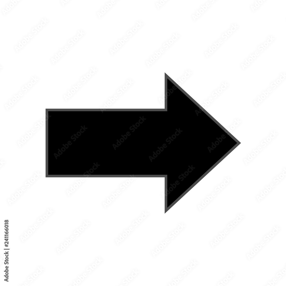 Vector arrow icon, simple design, flat style - Vector Vector arrow icon, simple design, flat style - Vector