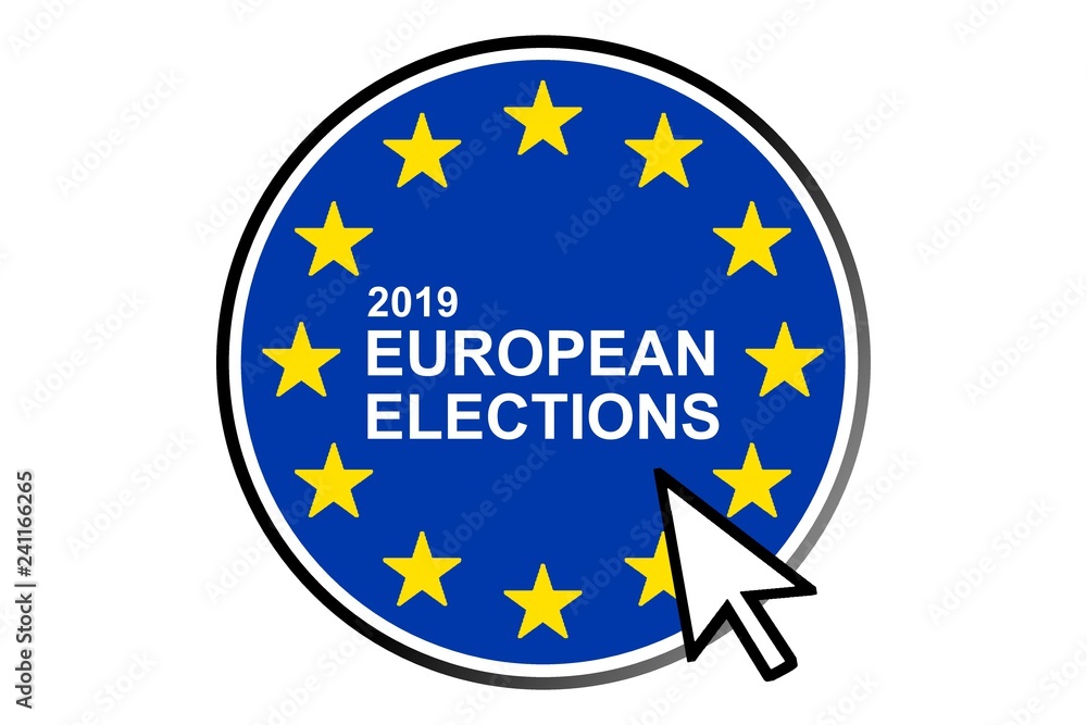 European Parliament Elections 23-26 May 2019 - Illustration Pattern