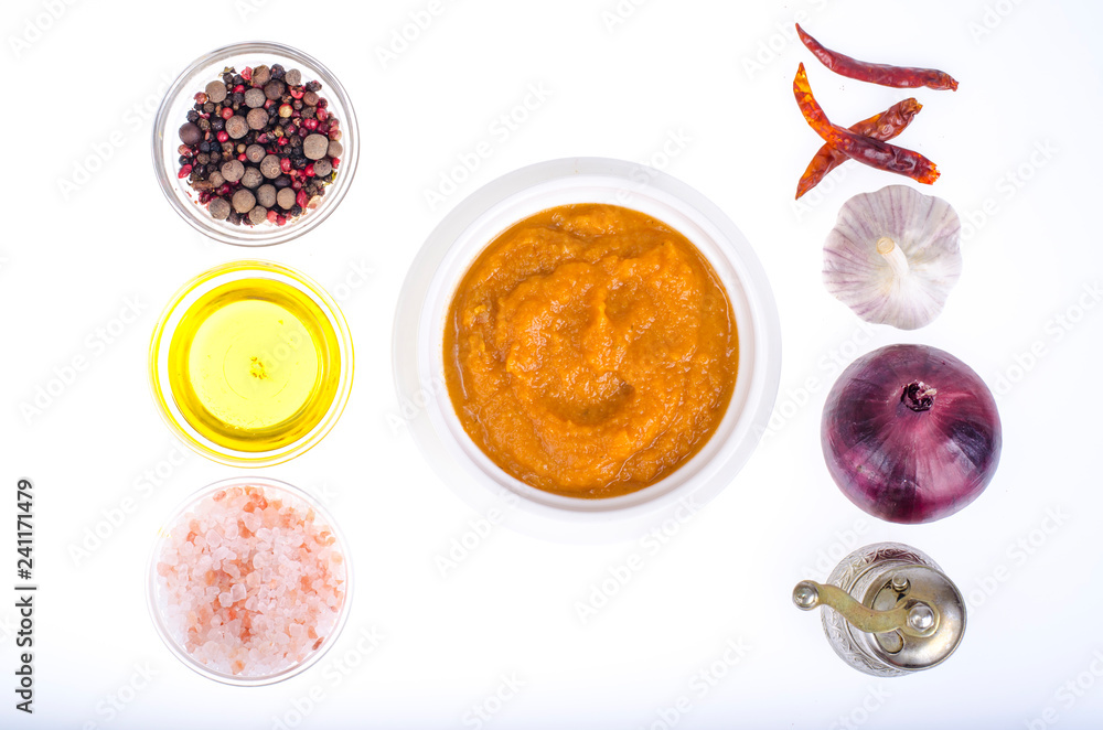 Vegetable paste, caviar from chopped vegetables Vegetable paste, caviar from chopped vegetables