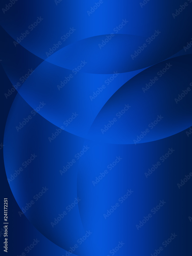 Stylish blue color presentation of business poster