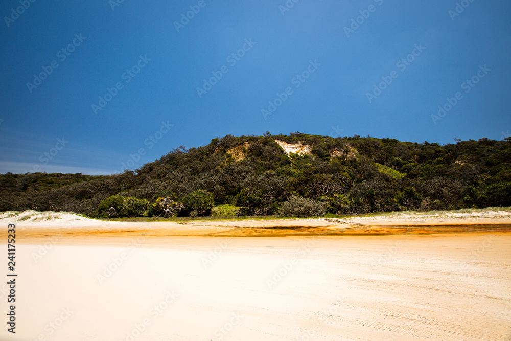 The Pinnacles on Fraser Island, Queensland, Australia