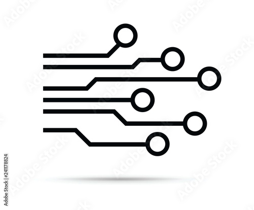 Computer chip icon