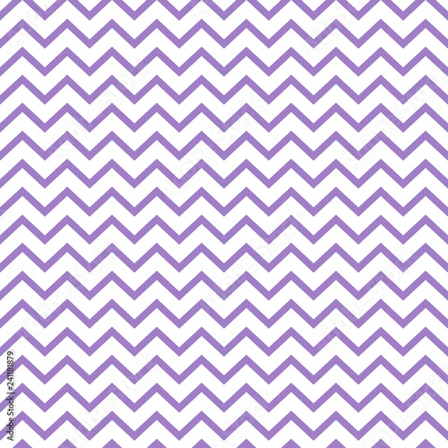 Chevron Seamless Pattern - Graphic light purple and white chevron or zig zag pattern © Mai