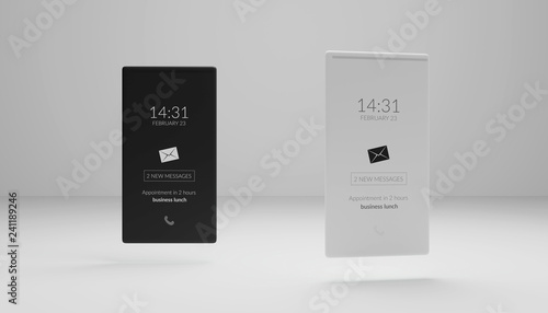 mobile phone 3d-illustration
