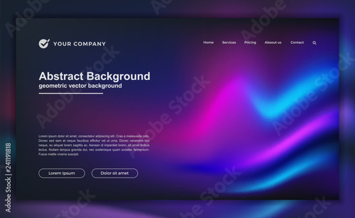 Trendy abstract liquid background for your landing page design. Minimal background for for website designs.