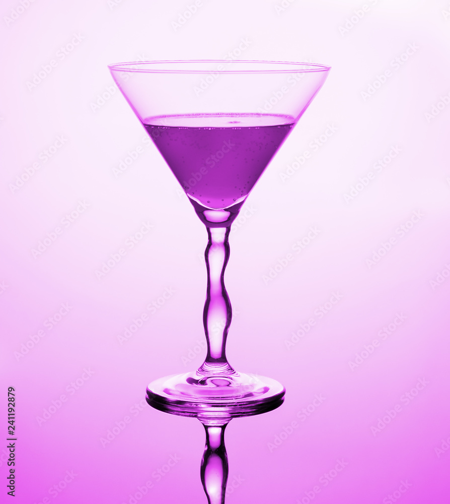 cocktail glass on light background cocktail glass on light background