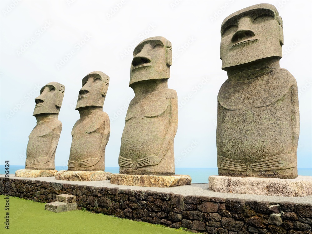 moai statue in Japan