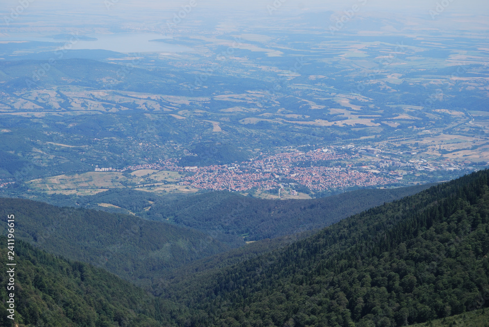 View of Berkovitsa citi, Bulgaria