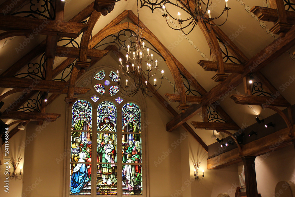 Obraz premium 教会のステンドグラス