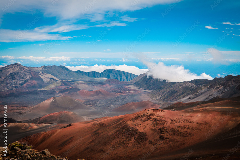 Views at the summit of Haleakala National Park