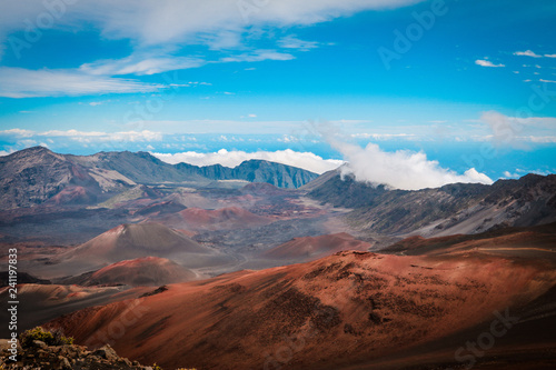 Views at the summit of Haleakala National Park