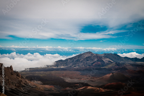 Views from Haleakala National Park in Maui
