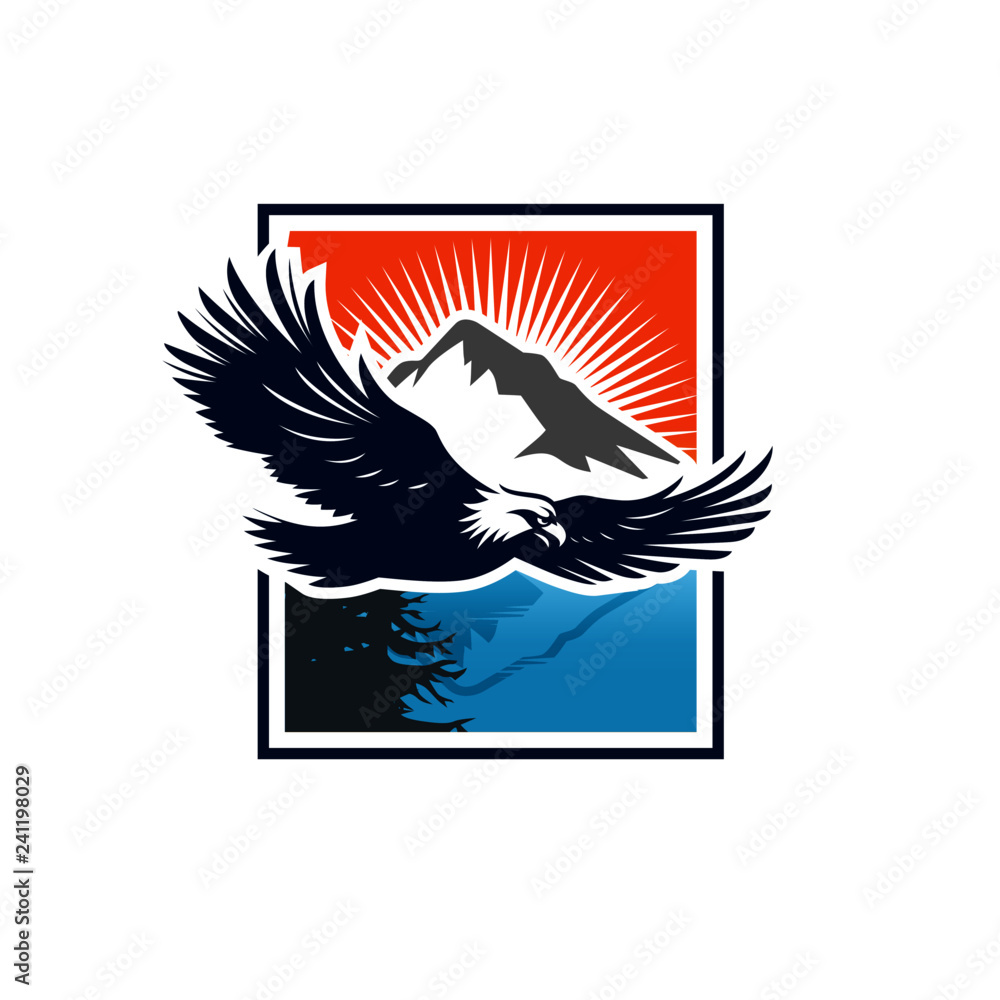 Obraz premium Eagle Logo Template