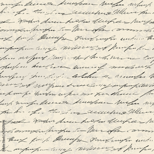 Vintage inscriptions pattern. Seamless background. Vector image.