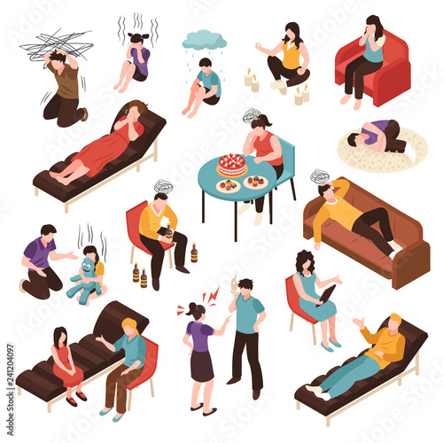 Depression Isometric Set