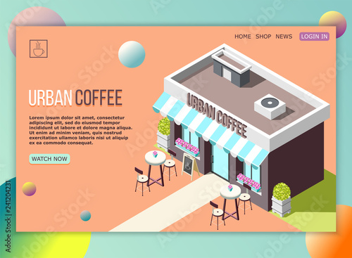 Street Coffee Landing Page