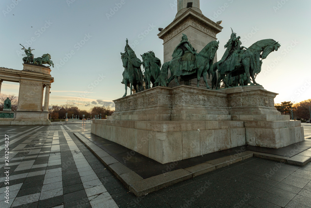 Obraz premium Heroes' Square Budapest