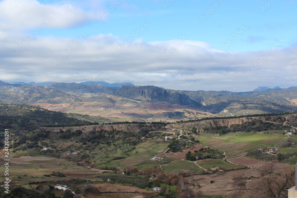 Andalusian mountain landscape