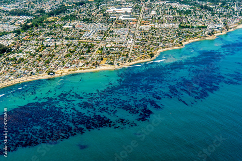 California Coast at the City of Santa Cruz