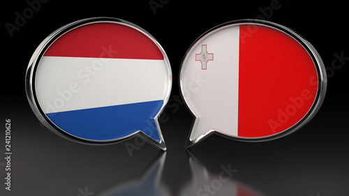 Netherlands and Ukraine flags with Speech Bubbles. 3D illustration Free Download Netherlands and Ukraine flags with Speech Bubbles. 3D illustration - GFXLoad