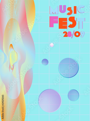 Music festival cover background.