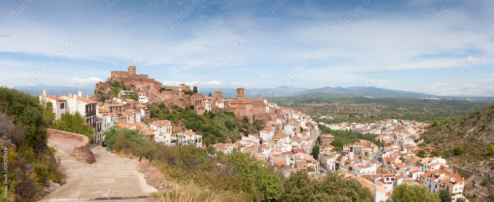 Bonita vista panorámica de Vilafamés Castellón