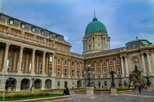 Royal Palace in the center of Budapest, a monument of architecture and religion