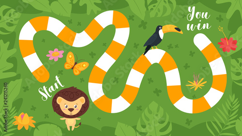 tropic jungle board game