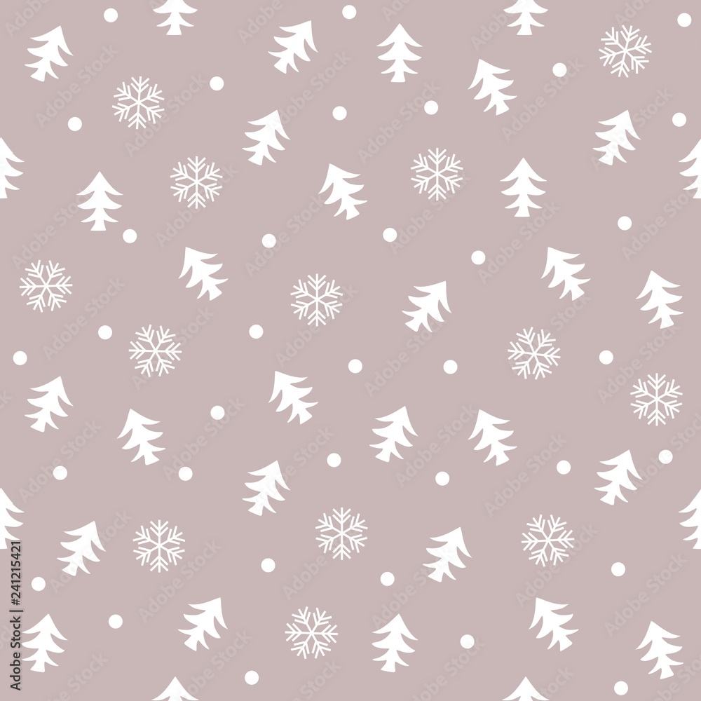 Winter pattern seamless drawing vector Winter pattern seamless drawing vector