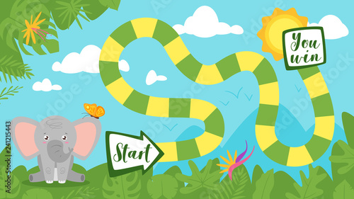 tropic jungle board game 