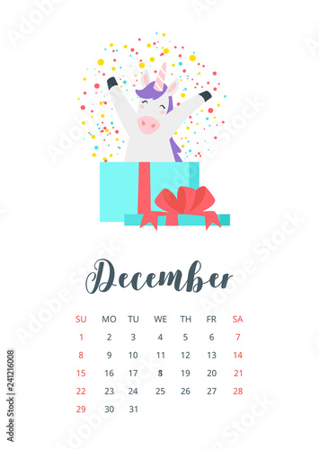 2019 year monthly calendar