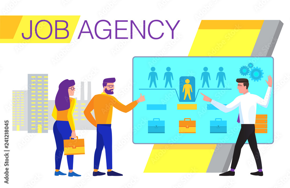 Job agency_employer recruitment professionals white background Job agency_employer recruitment professionals white background